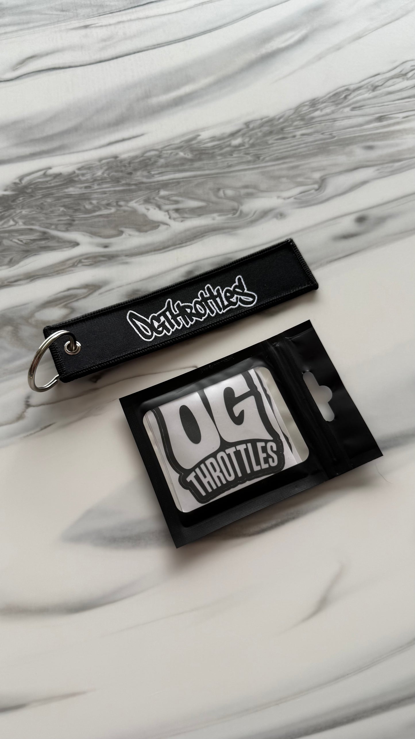 ogthrottles™ Keychain and Sticker Pack