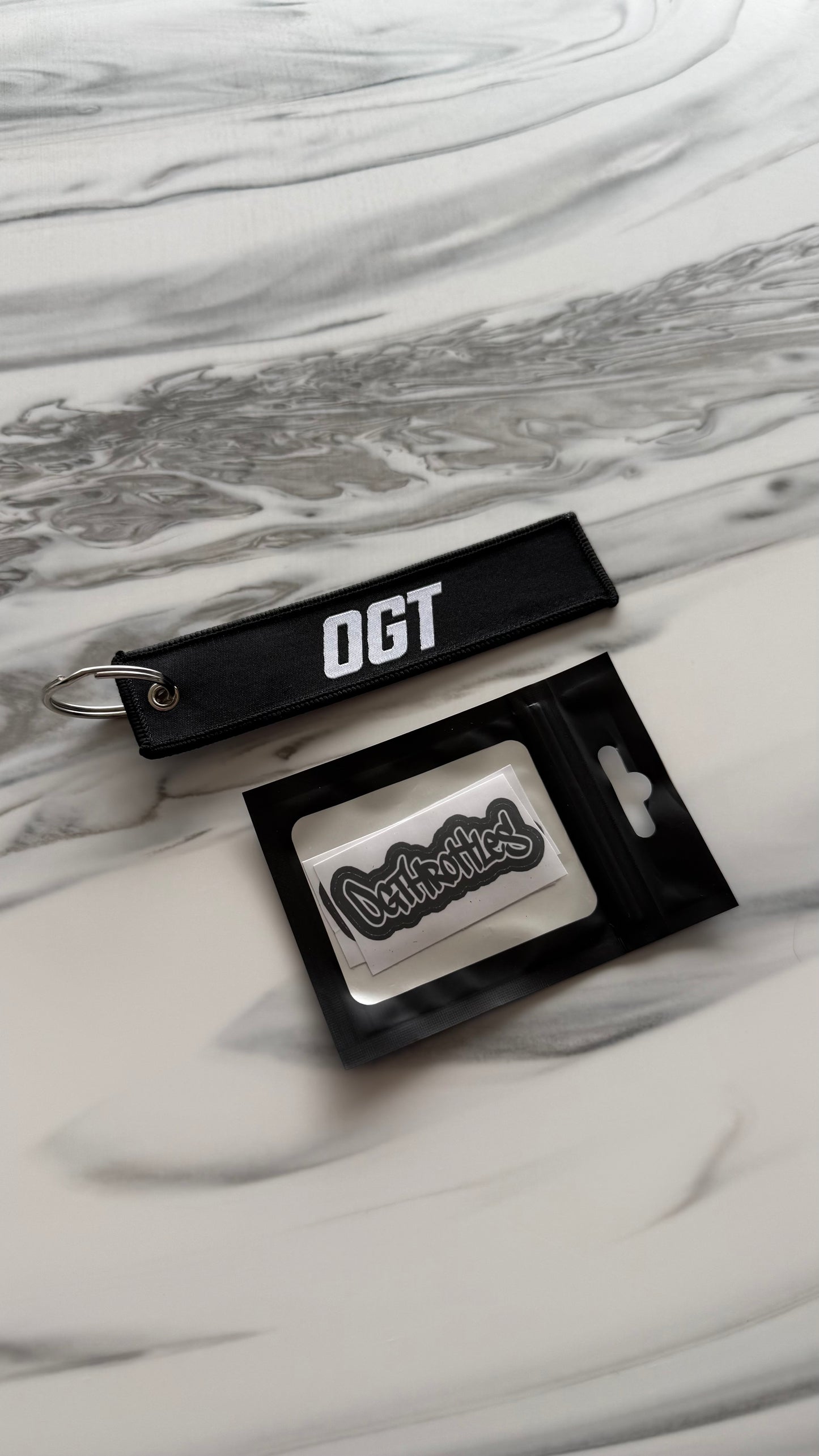 ogthrottles™ Keychain and Sticker Pack